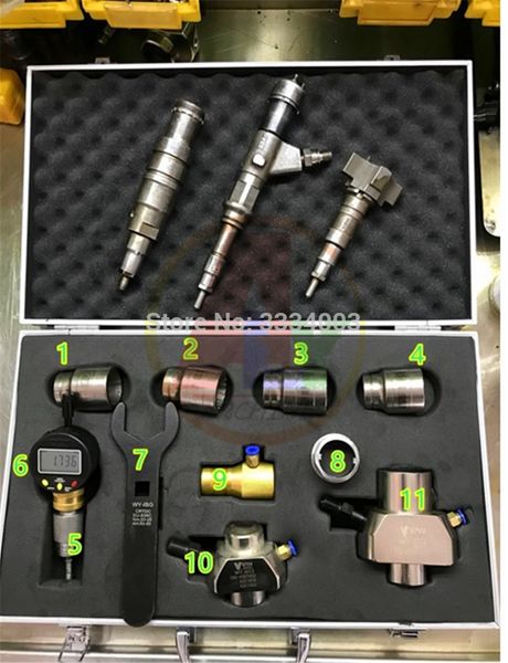 

diesel common rail injector cumminnns isg decomposition tool, common rail electromagnetic valve armature lift trimmer tool