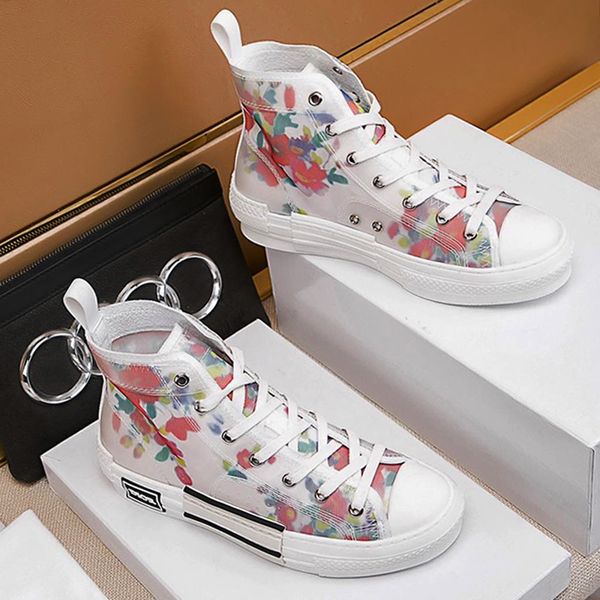 

Women Shoes Casual Flats Lace Up Breathable Sneakers For Women Round Toe Tenis Feminino Comfortable Footwear Flowers Technical Canvas B23