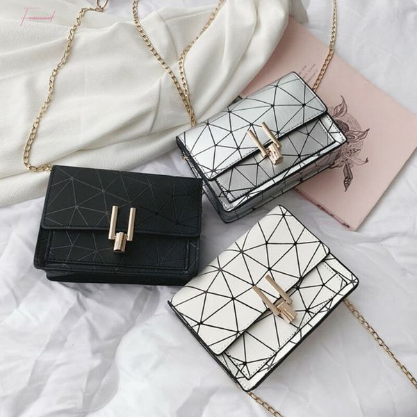 

new fashion women pu leather handbags shoulder bags lady cross body bag tote female geometric print messenger satchel bags hot