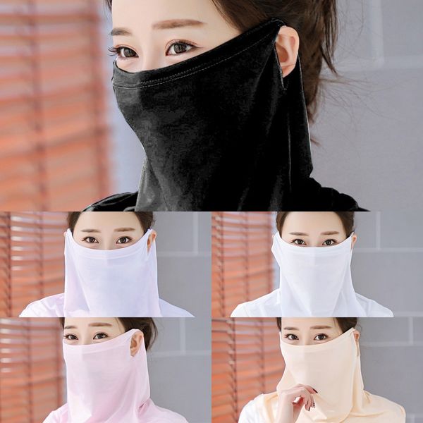 

svj5f new men women sports masks magic scarf head band scarf neck bicycle cycling bike warmer riding face mask head outdoor scarves, Black