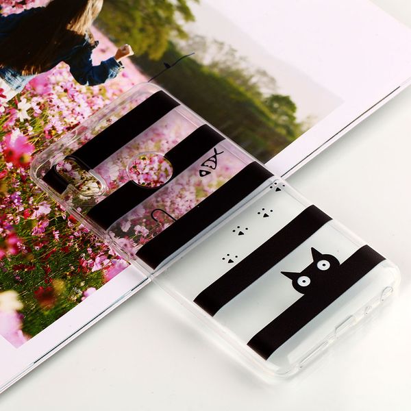 

тпу чехол для xiaomi редми примечание 5 кошка шаблон мягкая задняя крышка