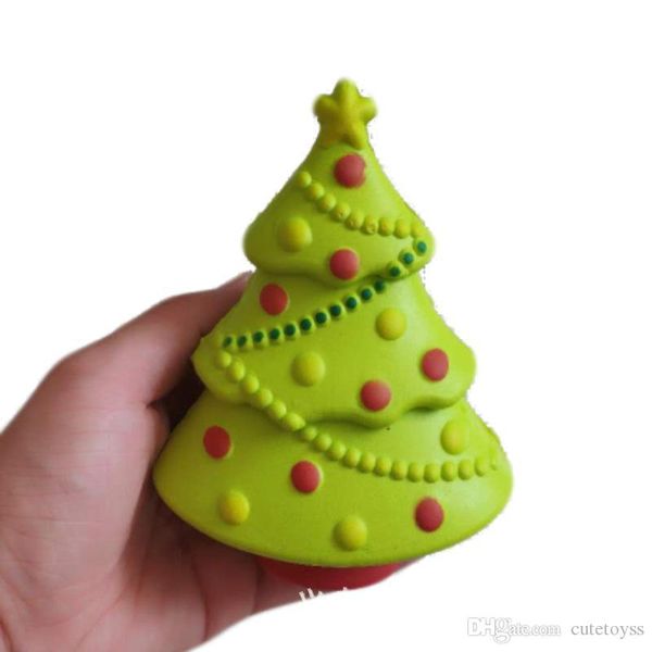 

2018 new arrival squishy toys christmas tree slow rising jumbo squeeze small dot on tree kids gift squishies