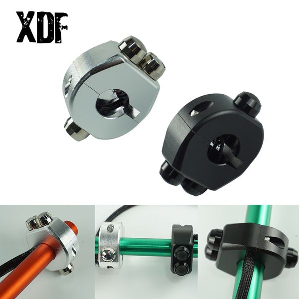 

cnc motorcycle 22mm 25mm handlebar switches mount headlight horn turn signal start kill latching/momentary 3 button switch