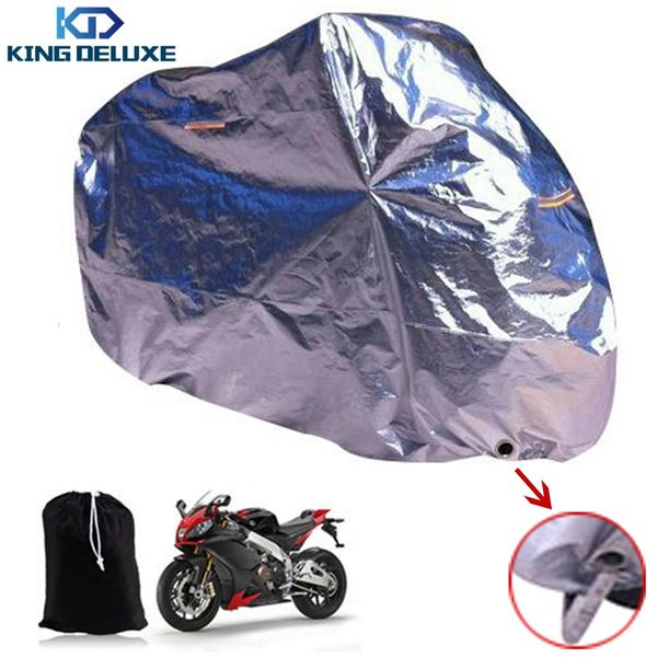 

xxxl silver aluminum foil motor covering protective dust waterproof cover uv sun resistant motorcycle covers for cafe race b24-4
