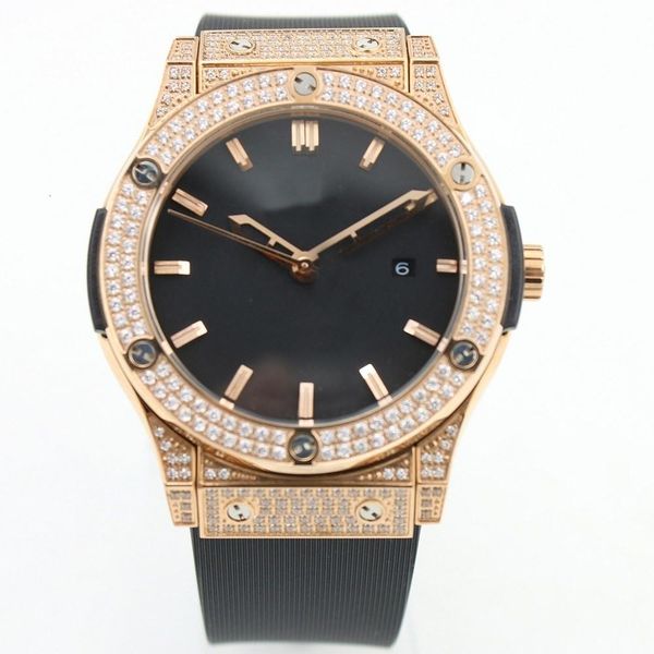 

2 Цвета Роскошные Часы Мужские Часы Искусственный Алмаз 3-Иглы Автоматические Мех