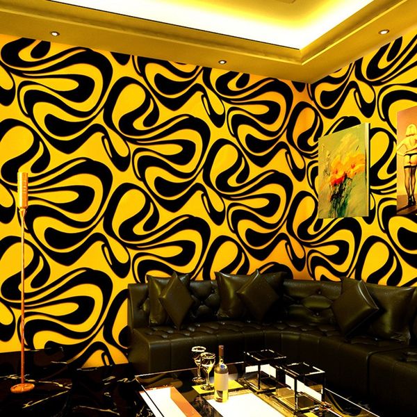 

luxury shiny gold and black geometric wallpaper roll wall paper modern design bedroom living room background home wall decor