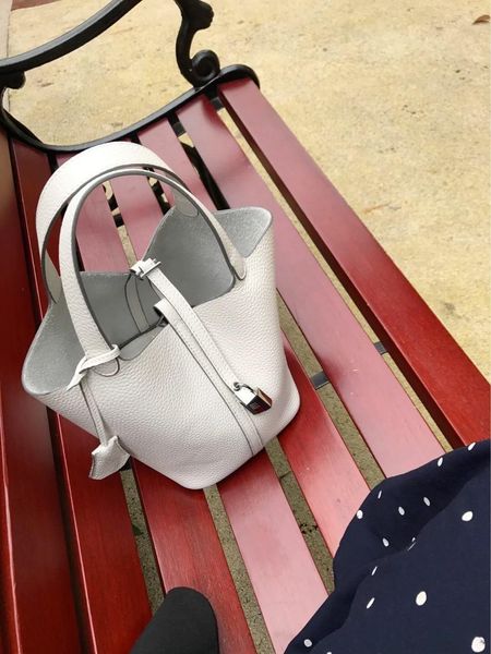 

luxurious2019 ash black white woman package menu blue you genuine leather head layer cowhide hand bag