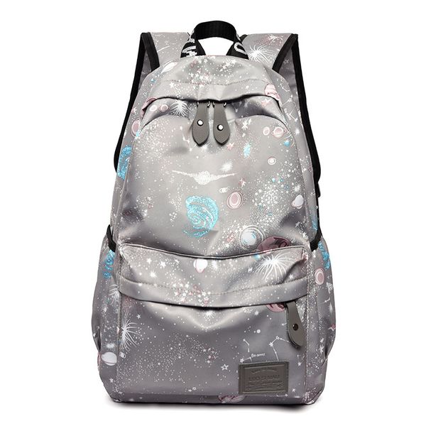 

2019 season dream starry sky both shoulders package a bag small and medium student backpack