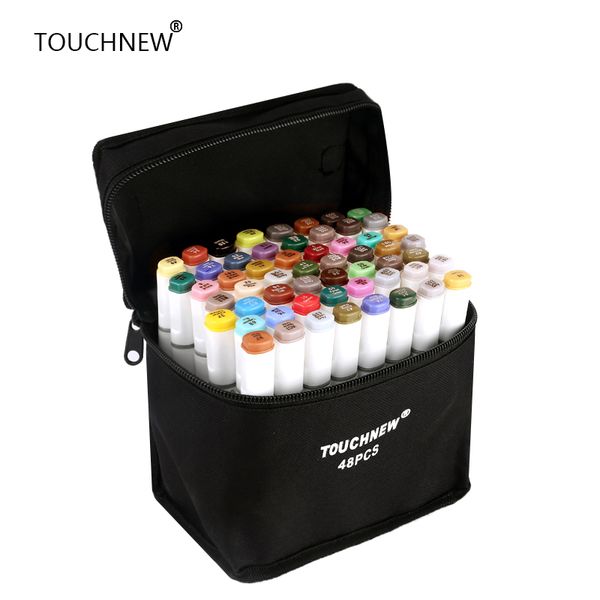 

touchnew 30/40/60/80/168 colors artist dual head sketch markers set for manga marker school drawing marker pen design supplies