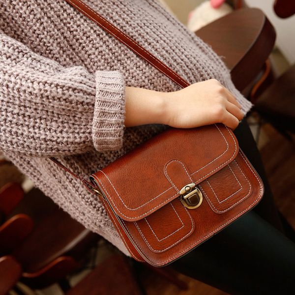 

2018 new korean version the small square women bag fashion handbags retro shoulder bag messenger mobile phone