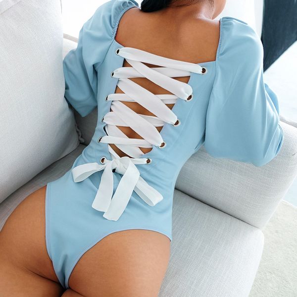 

summer 2019 women bodysuit casual long sleeve shirt vintage beach bodysuits slim bandage jumpsuit elegant ladies clothes, Black;white