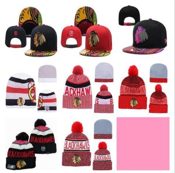 

Новые оптовые продажи Чикаго Блэкхокс Бейсбол Snapbacks бейсболка вышитая команда логотип встроенная крышка кости Спорт Fit шляпы регулируемые шапки