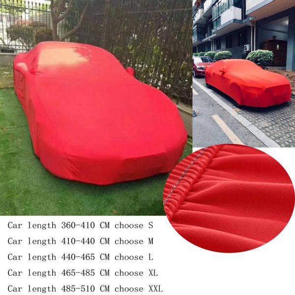 

custom car cover dustproof elastic car cover surface protector indoor high stretch for