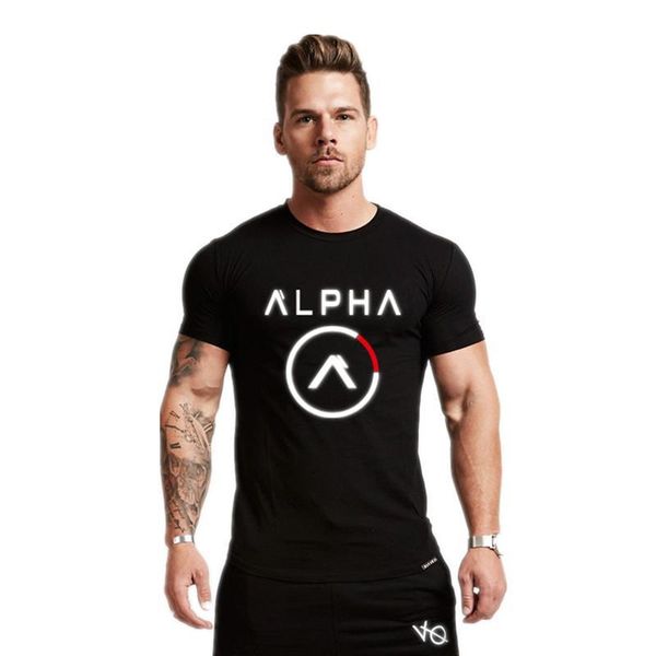 

brand clothing fitness t shirt men fashion extend long tshirt summer gyms short mens t -shirt cotton bodybuilding size s-2xl, White;black