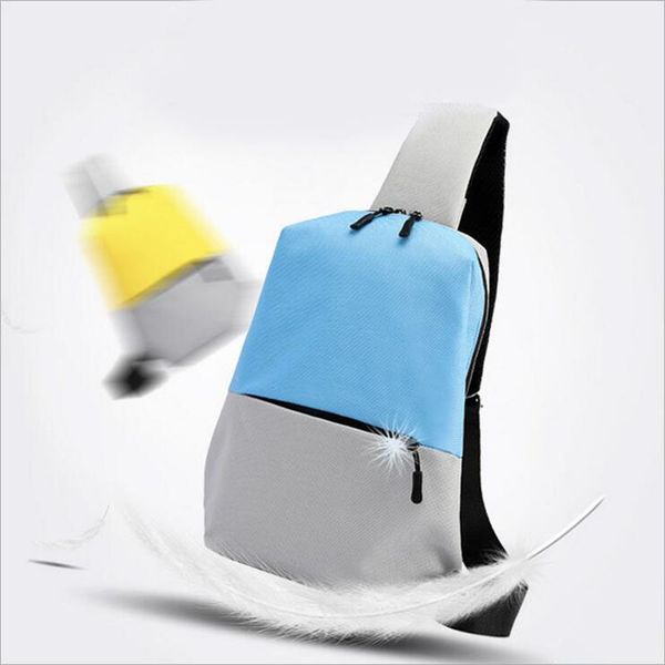 

useful large capacity chest bag for men&female 2020 personalized canvas sling bags crossbody daypack for teenager short trip