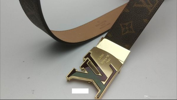 

3.8cm wide,105-125cm for men and women, simple and versatile, fashionable and smooth buckle new men youth belt, Blue;purple