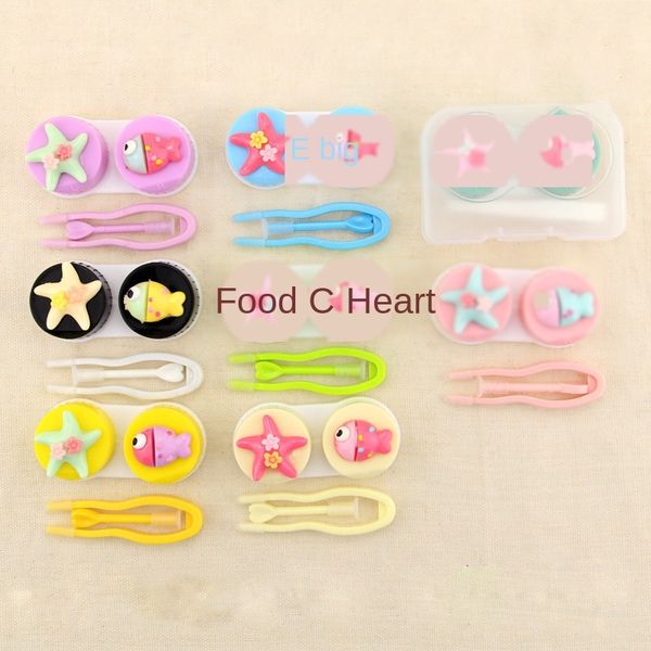 

diy starfish invisible glasses glasses storage cute cartoon mydriasis storage companion box dual box
