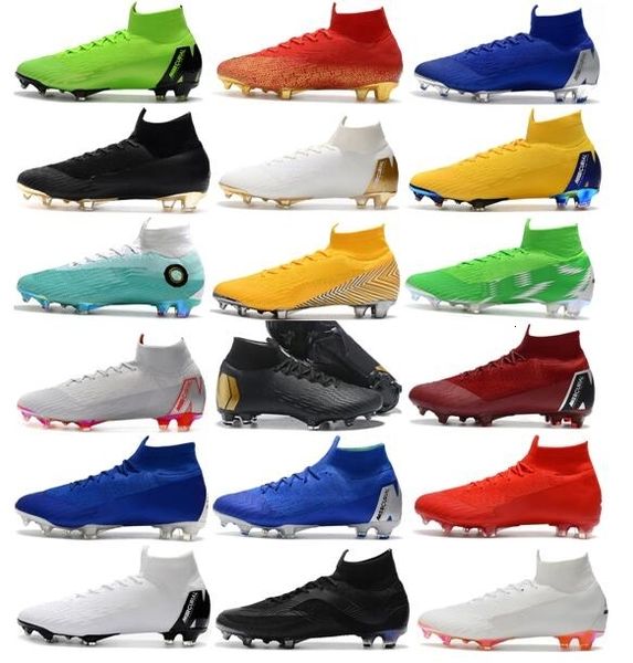 

2019 new mens mercurial superfly vi 360 elite ronaldo fg cr soccer shoes world cup chaussures football boots high ankle soccer cleat