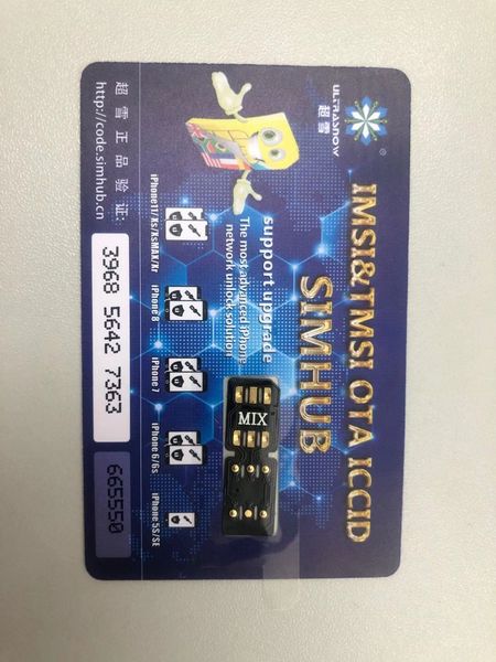 

brand new blackcard iccid model unlock v1.36 for iphone easy installing unlocking ios 13 ota software factory price for xr xsmax