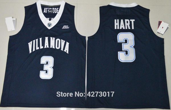 

men sale 3 josh hart college jersey villanova wildcats basketball jerseys navy blue stitched sports uniforms ncaa, Black;blue