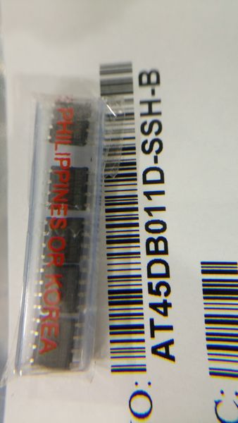 

50pcs at45db011d-ssh-b 8-soic original product nor flash 1m 2.7v 66mhz dataflash nor flash memory ic flash 1m spi 66mhz -40Â°c~85Â°