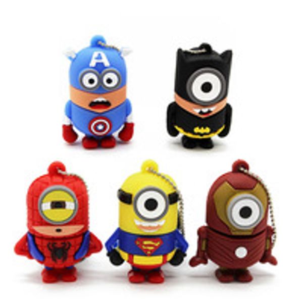 

gift superhero avenger/superman/batman/spider man pendrive usb 2.0 8g 16g 32g usb.0 usb flash drivdriveck pendrive