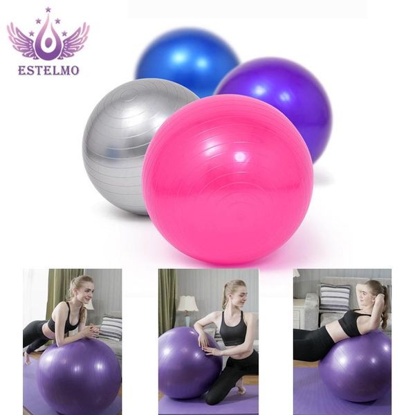 

pvc yoga ball55cm 65cm 75cm yoga hall explosion-proof thickening fitness ball sports balance ball yoga ball ckztk