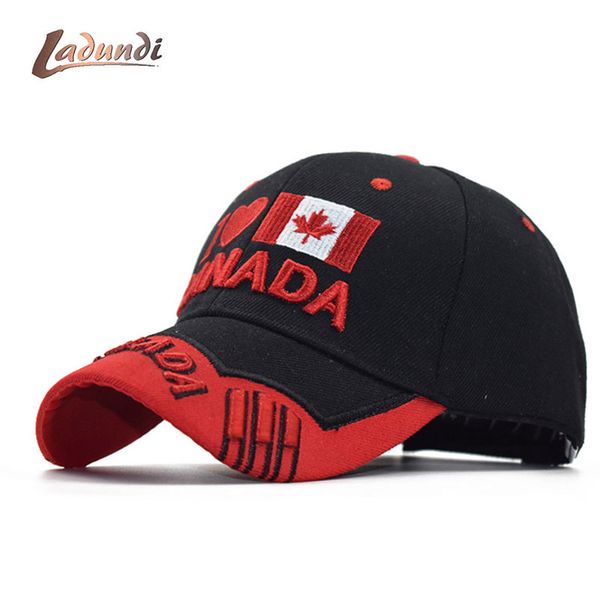 

ladundi cotton gorras canada baseball cap flag of canada hat snapback adjustable mens baseball caps brand snapback hat, Blue;gray