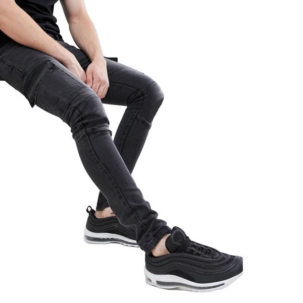

men skinny biker jeans design strech cargo jeans for men e0770, Blue