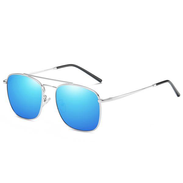 

men's and women's brand designer sunglasses men's and women's square polarized sunglasses square anti-glare polarized dr, White;black