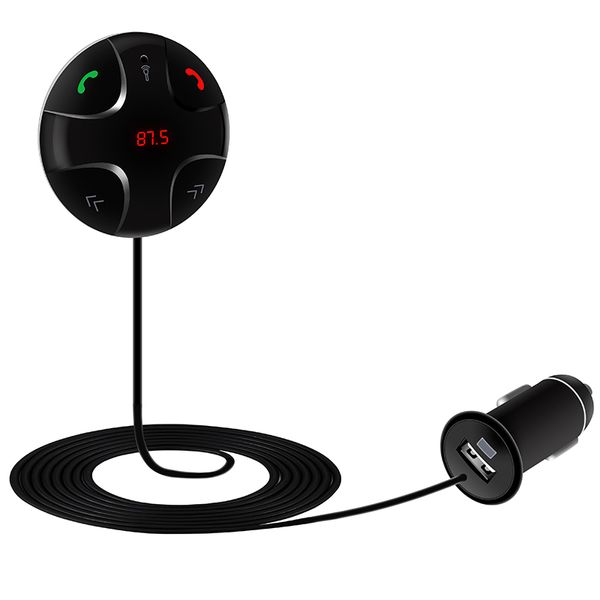 Araba Kiti MP3 Çalar Kablosuz Bluetooth FM Verici USB Destek SD TF Kart LCD Ekran USB Araç Şarj IPhone ve Android için