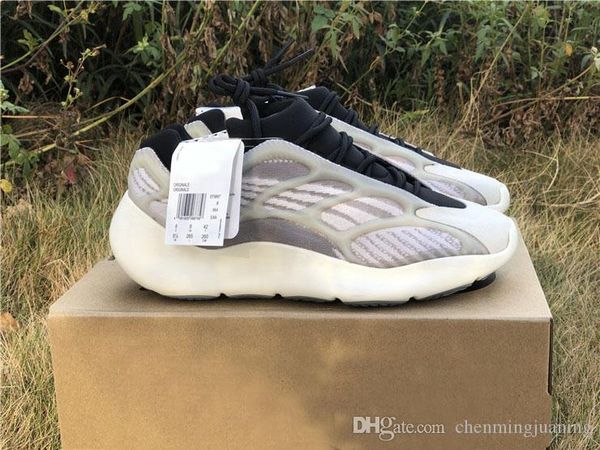 

2019 new authentic originals 700 v3 azael black white 3m reflective kanye west men women running shoes sports sneakers ef9897 with box