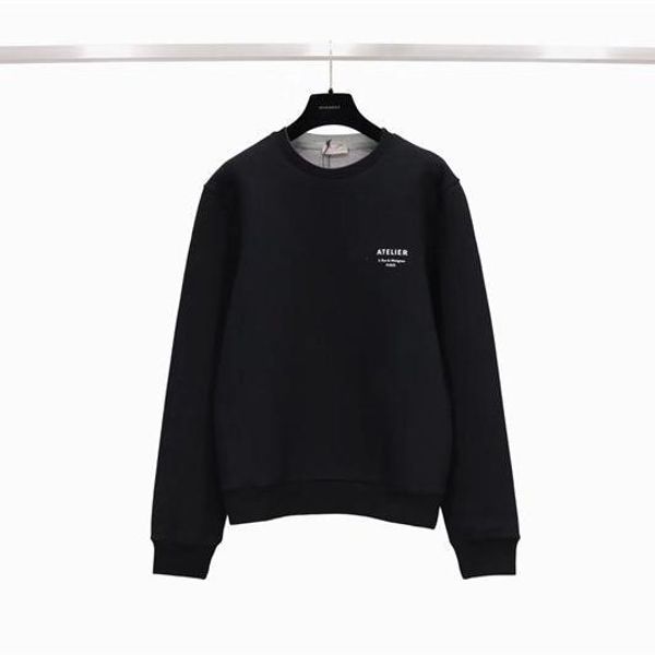 

mens designer hoodie sweater casual brand sweatershirt with brand letter print crew nect hoodies for men women wholesale, Black