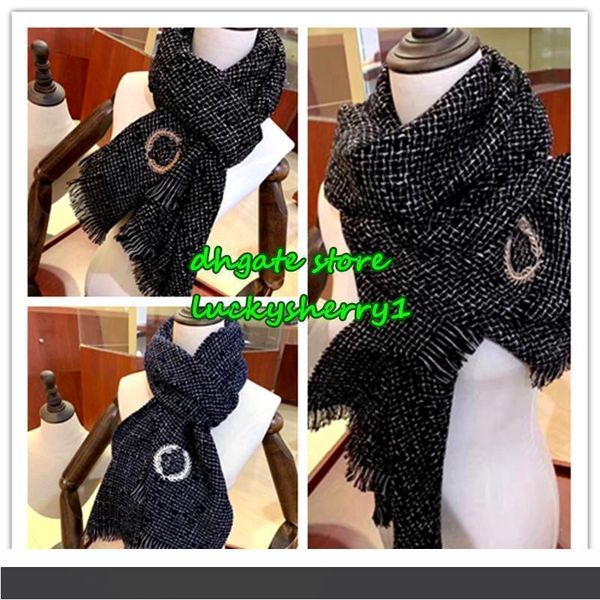 

a04ch-2 цвета оригинальный пакет новый классический цвет длинные кашемировые шарфы, 100% высший сорт кашемира, размер: 50*190 см, Blue;gray