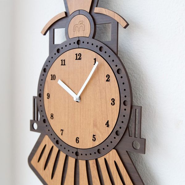 

ditigal creative creative wooden wall clock craft wall watch circular home decor madeira modern clocks decorative tools wkp403