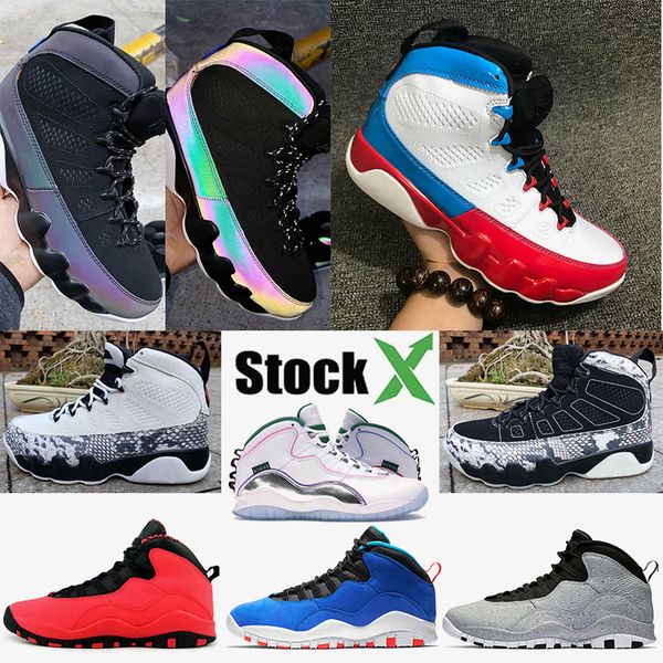 

2020 новый выпуск мужская баскетбольная обувь 9s 10s 10 racer blue chameleon wings unc pearl blue мужские спортивные кроссовки дизайнерские