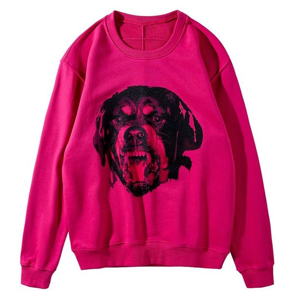

19fw luxury mens designer hoodies mens designer sweatshirts men women dog printed fashion long sleeves hoodie sweater, Black