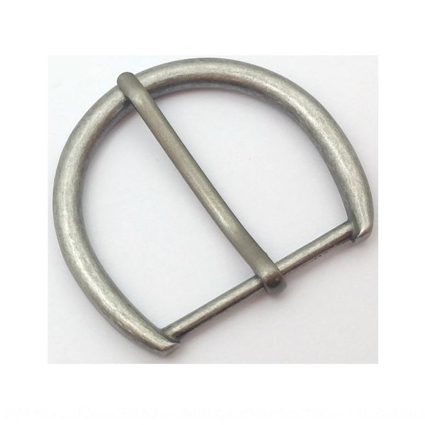 

old silver semicircle zinc and lily button women's canvas belt buckle head inner diameter 34mm canvas belt buckle, Slivery;black