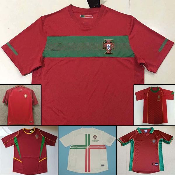 

98 02 04 10 16 ronaldo retro soccer jersey r. sanches rui 18 19 20 maillot costa figo nani dimas couto sousa camisetas de fútbol комплект ун, Black;yellow