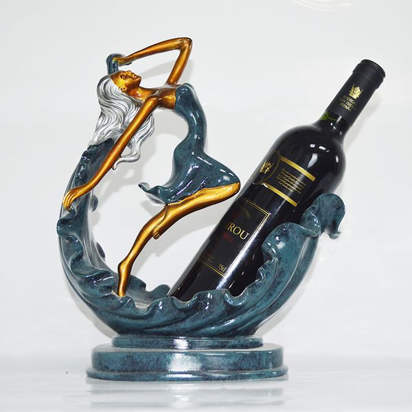 

dancing girl wine rack home bar champagne holder tray party grape wine display display stand rack shelf quality beauty sculpture