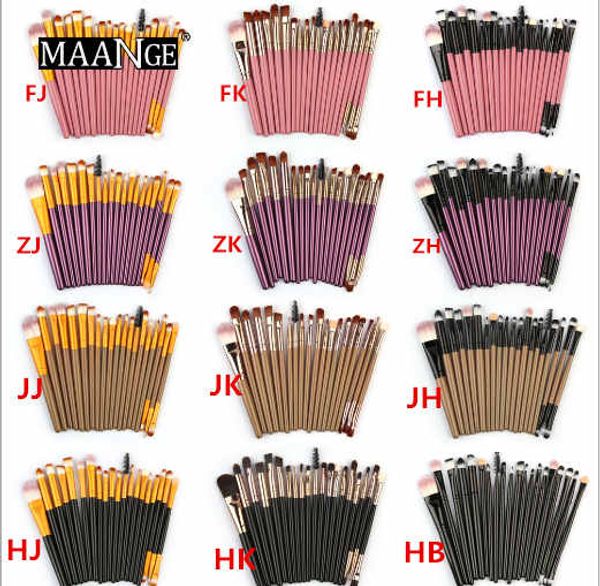 

in stock)make up brushes set 20 pcs maange powder foundation concealer blush eyeshadow lip brush cosmetics makeup brushes kit beauty tools