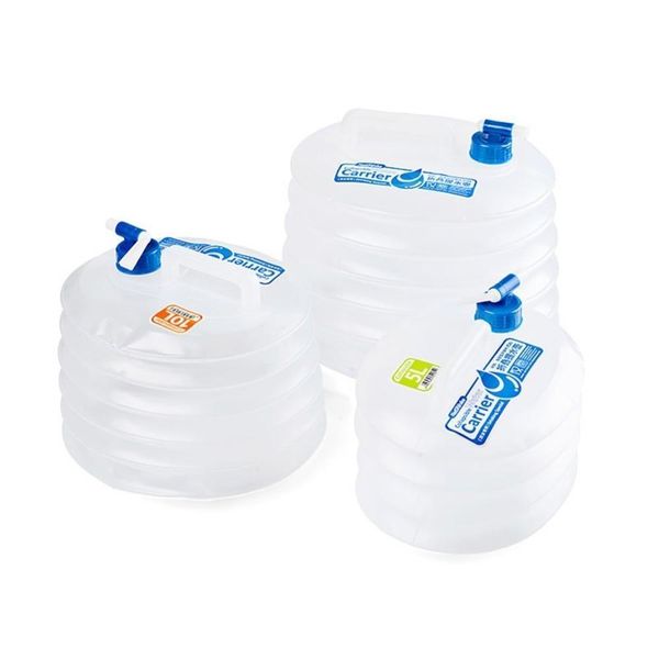 Tank Bottle Water Storage Container With tap Camping Travel Water Bucket Outdoor