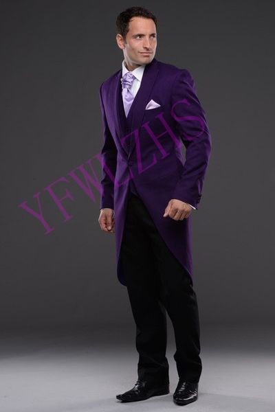 

handsome groomsmen peak lapel groom tuxedos mens wedding dress man jacket blazer prom dinner 3 piece suit(jacket+pants+tie+vest) b242, Black;gray