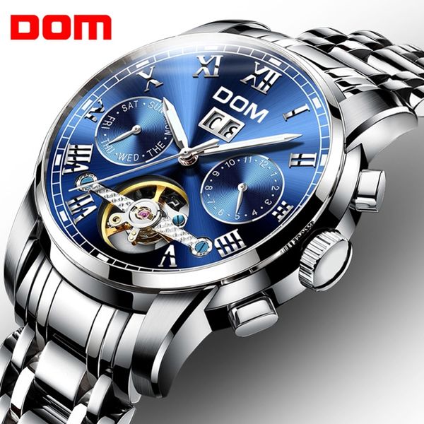 

men watch mechanical watches sport brand waterproof clock mens luxury fashion wristwatch relogio masculino m-75d-2m, Slivery;brown