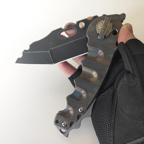 

Ограниченная версия кастомизации тяжелый складной нож Heeter Knifeworks M-O-W S35VN лезвие Титановая ручка кемпинг охота EDC тактические инструменты