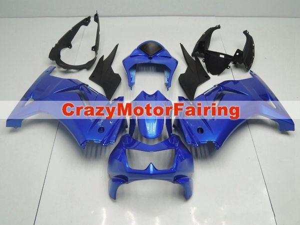 

new injection mold abs fairings kit fit for kawasaki ninja250 zx250r 2008 2009 2010 2011 2012 ex250 08 09 10 11 12 custom set fairing blue