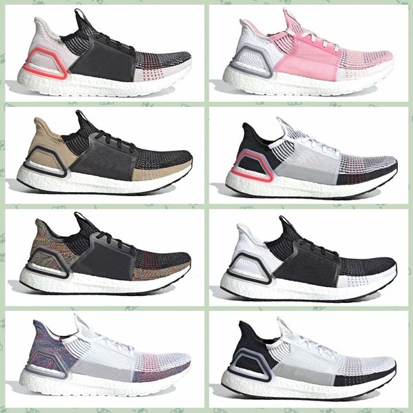 

aaua19a 36-47 cloud white black ultra bosts 2019 ultrabosts 5.0 mens running shoes dark pixel refract primeknit sports trainers men womens