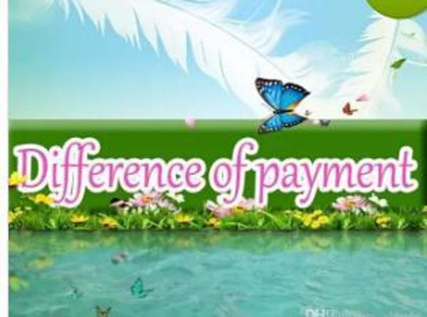 

difference of payment11, Black;white