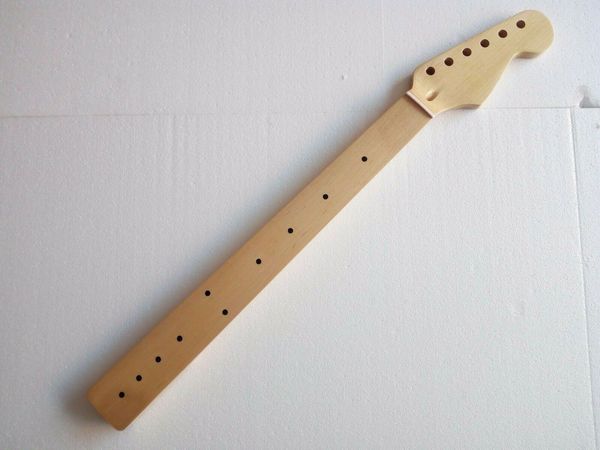 

maple fretless guitar neck for 22 fret electric guitar parts replacment
