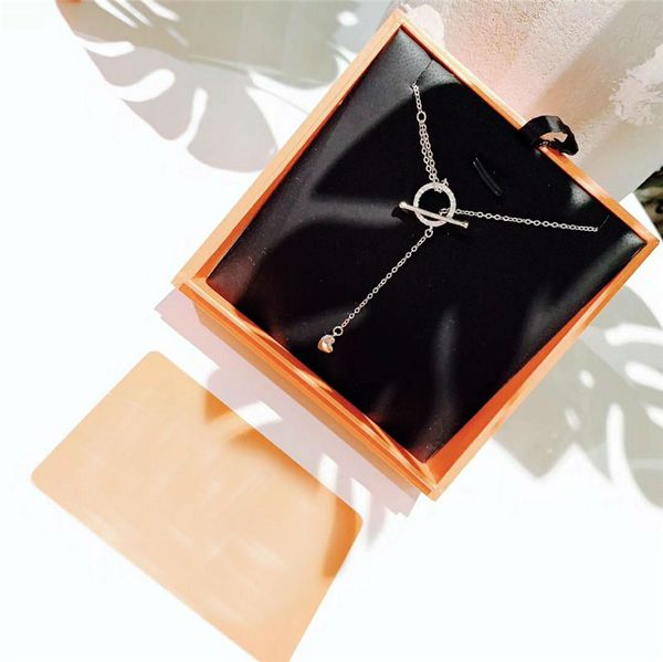 

luxury necklace women diamond necklace s925 sterling silver women's tassel clavicle chain designer pendant necklace ing